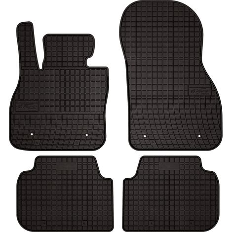 Tapis de sol en caoutchouc pour : Mini Clubman R55 hatchback (2006-2014) - noirs, sur mesure