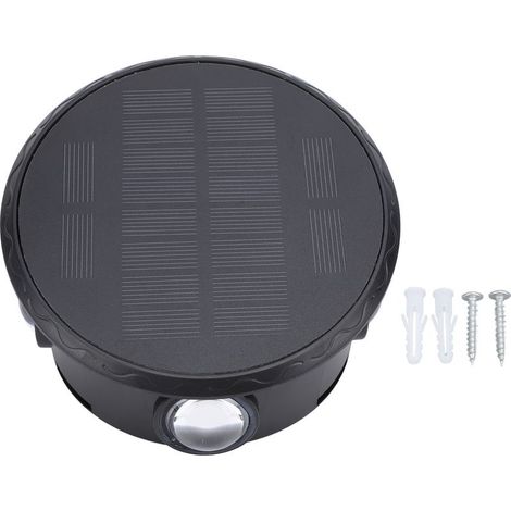 Panneau de Lumière Solaire LED À Double Projection - Pour Patio, Porte d'Entrée et Jardin - Résistant aux Intempéries - 1 Panneau (1/5)