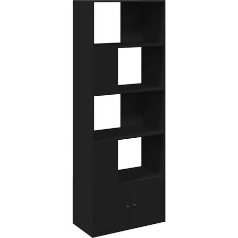 Maison Exclusive - Libreria Nera 70x36x189 cm in Legno Multistrato