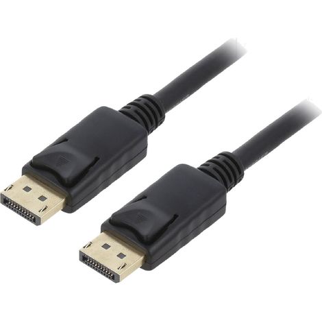 Cable de connexion DisplayPort 4K male vers DP male 5m - Noir