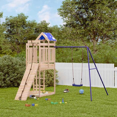 Spielturm Massivholz Kiefer vidaXL937568 (1/5)