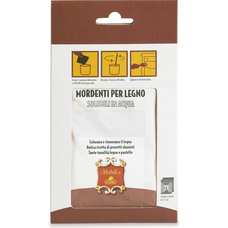 SET 2 MORDENTI 7,5GR CASTAGNO
