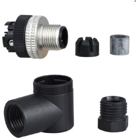 Schneider connettore con morsetto m12 4p 90À maschio xzcc12mcm40b