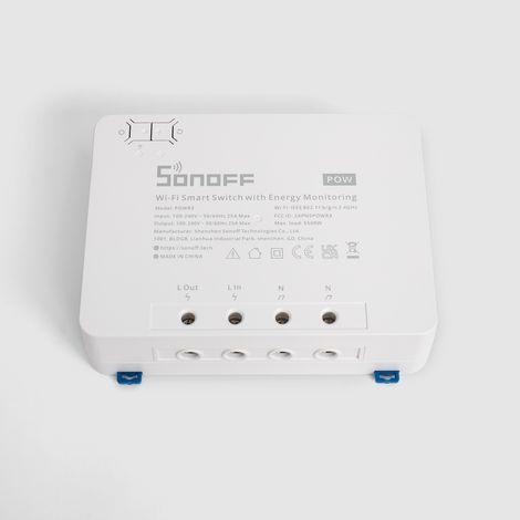 WiFi Schalter Stromzähler SONOFF POWR3 25A Weiß