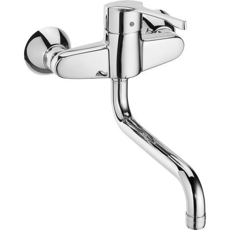 ROCA A5A7623C00 VICTORIA PRO Grifo Monomando Fregadero Mural Cromo - ref: A5A7623C00 (1/2)
