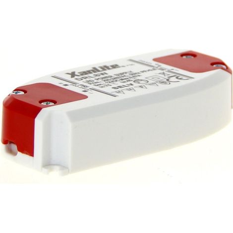 Xanlite – Driver pour ampoules LED GU5.3 et G4 8W – Tension 230V AC – Dimensions 95 x 20 x 48 mm – DRL8W