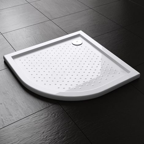 Durovin Bathrooms Acrylic Shower Tray - Glossy White Finished - Pentagonal - 900 x 900mm