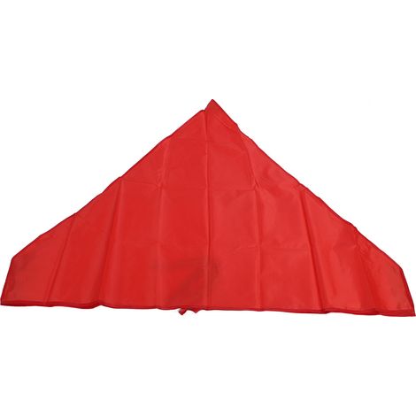 Toile de rechange Oxford pliable et imperméable à 4 coins pour auvent de camping et d'exposition en extérieur, 1,9 m (6,2 pi), rouge (1/5)