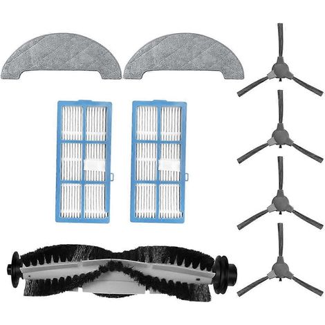 Compatible avec Lenovo E1, Proscenic 850T, Pioneer VC704R, Ultenic D5 série brosse principale et latérale filtre Lavage accessoires(lot de 7 pièces) (1/5)