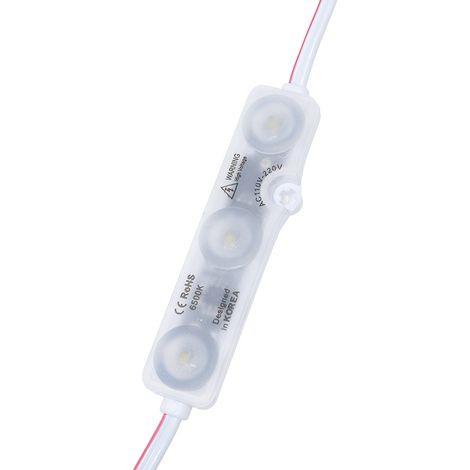 Guirlande de 20 Modules de 3 LED SMD Samsung 220V AC 2W 6500K - Ledme - LM7166 (1/3)