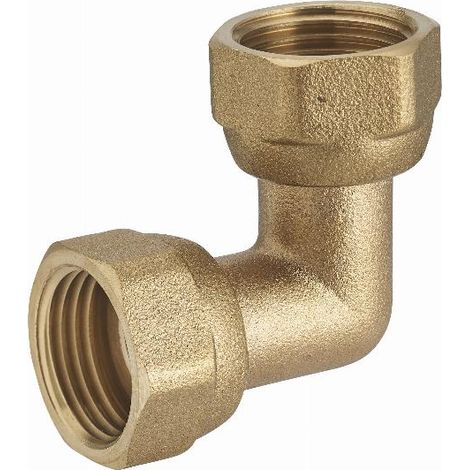 Codo doble hembra de latón tuerca libre F1/2' (15x21) NOYON & THIEBAULT - 803728