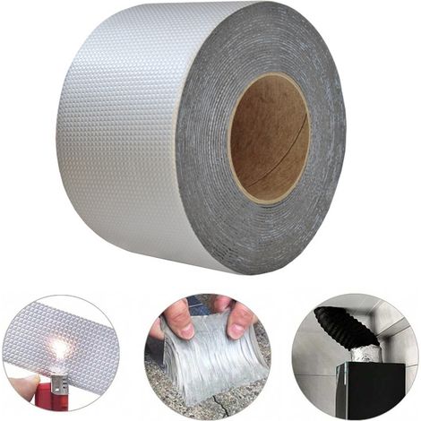 Ruban d'étanchéité en aluminium Super étanche,1 pièces, 5m, ruban de réparation épais auto-adhésif pour une étanchéité et une fixation solides (1/5)