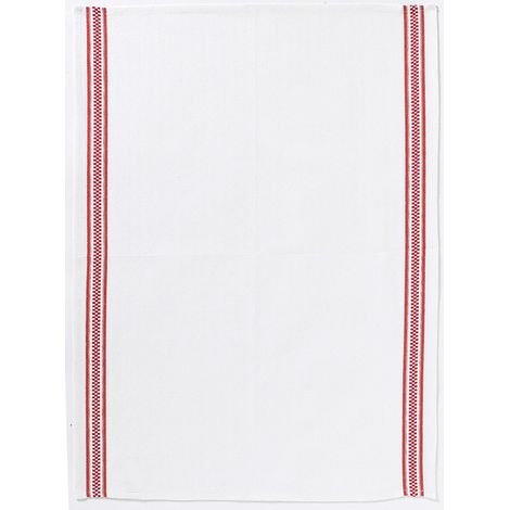 Torchon Damier Rouge Winkler Absorption Optimale, Design Damier Rouge 50x70 Cm. - Winkler (1/2)