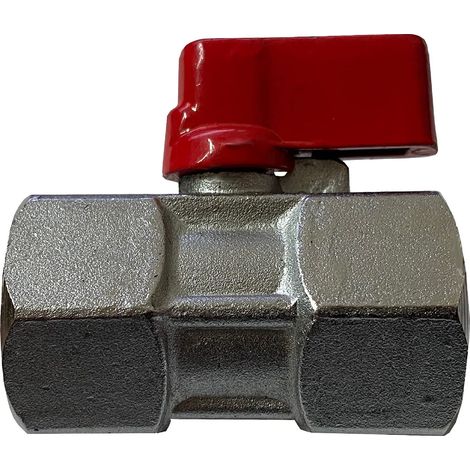 Kippen 5004A - Mini valvola a Sfera in Ottone. Attacco F/F da 1/2" (1/3)