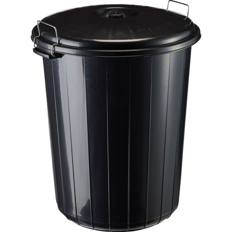 Poubelle 55L avec couvercle et verrouillage - RONDO ROSSIGNOL (1/5)