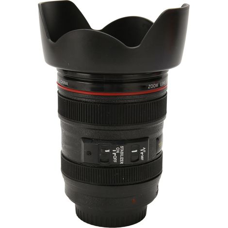 Tasse Photographe Objectif en ABS Portable Mug Caméra Unique Cadeau Voyage Tasse Café Créative (1/5)