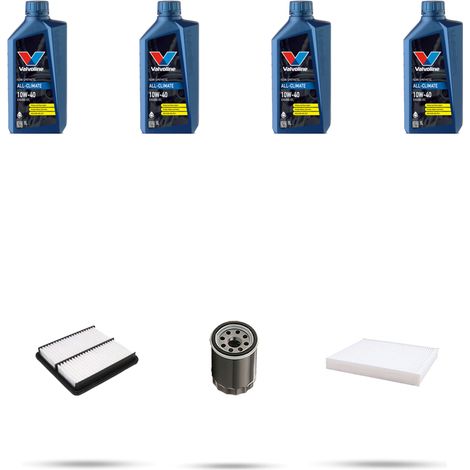 Kit tagliando 3 FILTRI e 4L OLIO compatibile con Suzuki Jimny I 1.3 16v 60kw dal 2001 (1/5)
