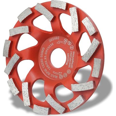 Diamond Disc 125mm x 22.23mm Sanding Concrete Hard Materials Granite Natural Stone Screed Plaster Marble (1/5)