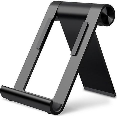 Ergonomischer, verstellbarer Aluminiumständer für Laptops, Tablets und Handys.