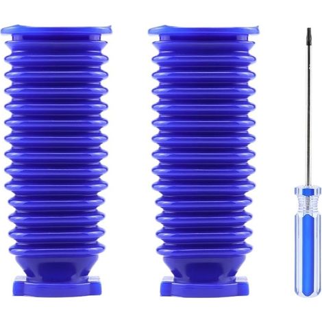 Blauer Schlauch, kompatibel mit Dyson Staubsaugern V6, V7, V8, V10, V11 und V15, Zubehör, weicher Samt-Saugschlauch mit Rollen, Ersatzteil (1/5)