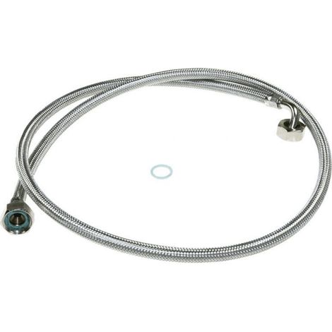 TUYAU ALIMENTATION D'EAU INOX 1,5 M COMPLET pour LAVE LINGE... (1/2)
