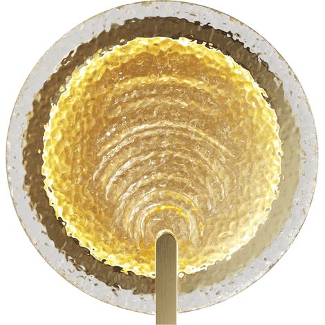 Applique murale art déco REGATTA Maytoni en laiton et verre texturé transparent LED 8W IP20 (1/2)