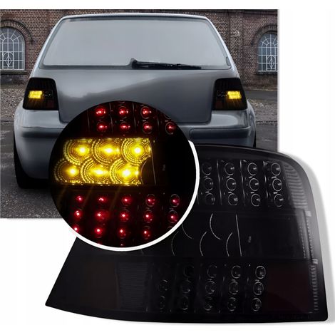 SCHÖNE LED-RÜCKLEUCHTEN FÜR VW GOLF 4 VON 1998 BIS 2004 SCHWARZER LED-BLINKER (1/5)