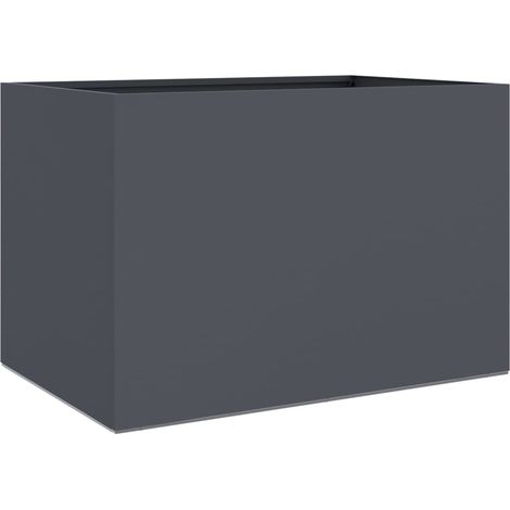 Maison Exclusive - Fioriera Antracite 62x30x29 cm in Acciaio