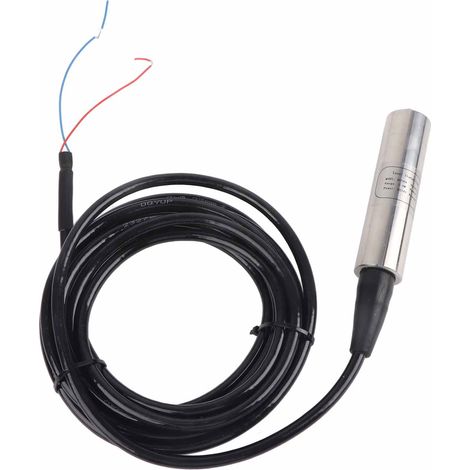Füllstandsmessumformer, Fallsensor, Füllstandsalarm-Steuersonde, Wassertank, DC24V, QDW30A (4 Meter Kabel, 4 Meter Reichweite). (1/5)