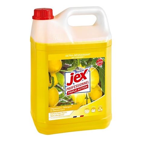 Nettoyant ultra dégraissant Jex Express citron - Bidon de 5 litres (1/5)