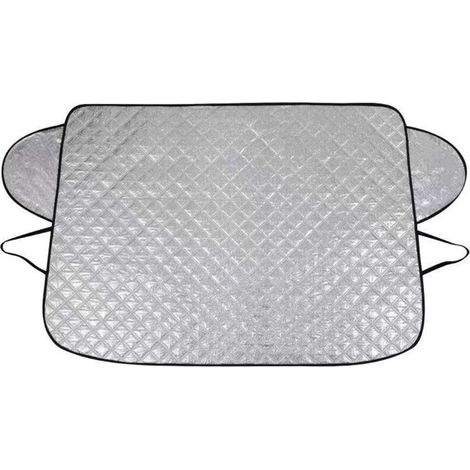 Housse de protection ultra épaisse pour pare-brise de voiture – Neige, glace, soleil, poussière, UV, résistant à l'eau – Convient parfaitement aux voitures, SUV, toutes les années, été/hiver (1/5)