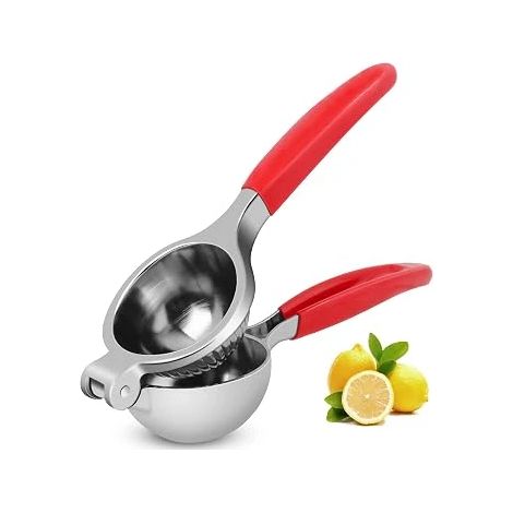 Prensa Manual para Citrinos Liga de Zinco Cabo Ergonómico para Limão, Lima (1/5)