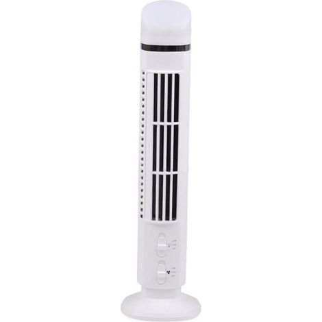 Ventilateur tour sans pales USB LED lampe bureau multifonction circulation d’air silencieuse chambre bureau dortoir cadeau été (1/5)