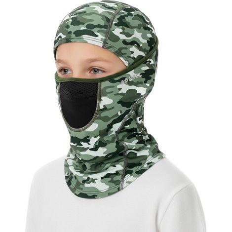 Kinder Sturmhaube Winter Balaclava winddicht atmungsaktiv Tarnfarbe für Jungen Mädchen (1/5)