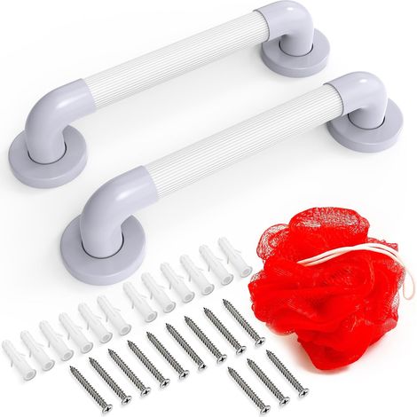 Barres de Sécurité 30,5 cm pour Personnes Âgées Idéales pour Douche, Handicapés, Sécuritaires et Durables (1/4)