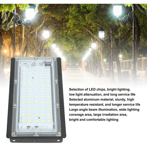 Leuchte de Rue LED 50W Blanc Chaud Aluminium Beständig für 180-240V (1/5)