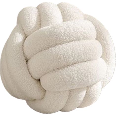 Coussin Nœud - 22 cm - En Peluche Douce pour Canapé Lit Décoration Intérieure - 1 Pièce (1/5)