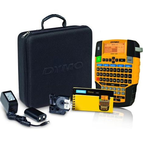 DYMO 1852995 Stampante per etichette CD Rhino 4200 Trasferimento Wireless QWERTY Nero (1/4)