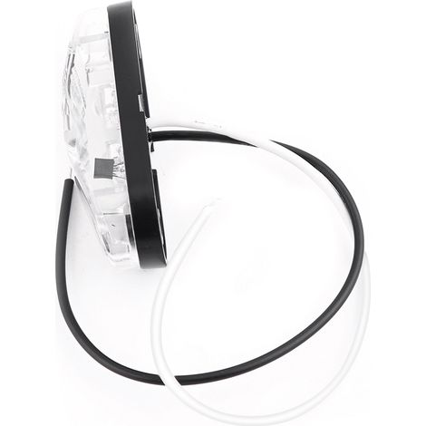 Feux Latéraux de Position 2 LED x4 pour Camion Remorque Caravane Auto 12V 24V Blanc (1/4)