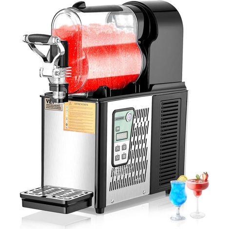 Pour restaurants et bars service de boissons frappées machine à granita compacte 3L inox 15 réglages et mode nuit (1/5)