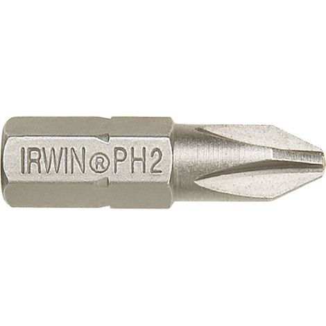 Irwin 10504391 Screwdriver Bits Phillips PH2 50mm (Pack 2) IRW10504391 (1/2)