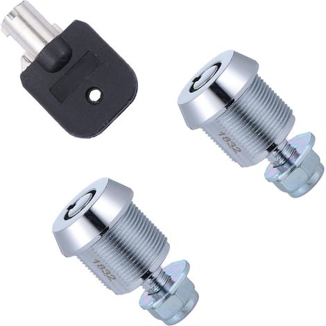 PRETYZOOM Mini verrou tubulaire à came 17 mm, lot de 2 avec clé (1/5)