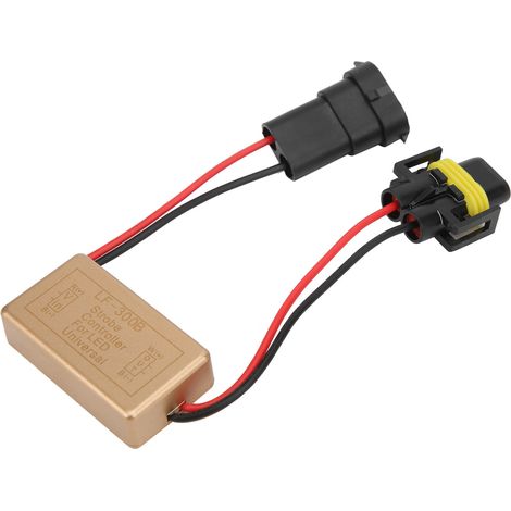 Module de clignotement continu H8 H9 H11 pour feux LED, boîtier contrôleur stroboscope, flash clignotant, ampoules auto (1/5)