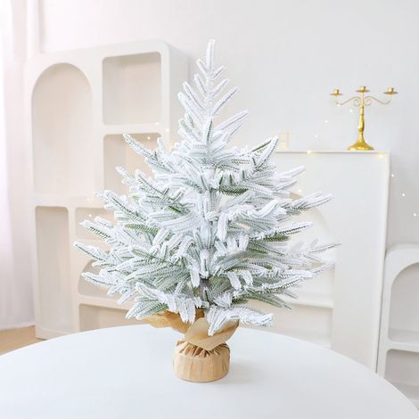 Arbre De Noël Artificiel - 60 Cm - Avec Lumières Led Intégrées - Décoration Intérieure Bureau Chambre Cuisine - Pour Table Ou Étagère (1/5)