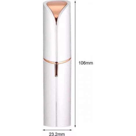 1 épilateur, tondeuse pour sourcils/poils du visage/poils du nez/maillot blanc-AquaForge (1/3)