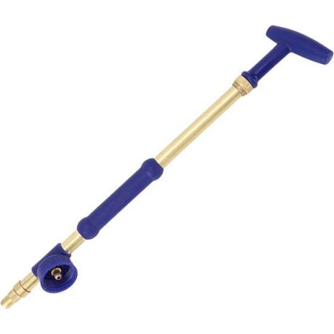 Spruzzatore manuale per giardino con doppia ugello e pompa in rame, lunghezza 66 cm, ideale per pesticidi, fertilizzanti e cure delle piante