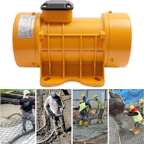 Moteur de vibration 220V 550W, moteur de vibrateur intensif de béton-ciment, moteur de vibration du compresseur de béton 2840 U / min