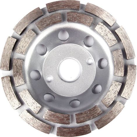 Universelle Diamantschleifscheibe für Beton 125 x 22,2 mm PDX829.025 Doppelreihe - Crezuo