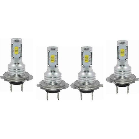 Phare H7 80W 3570 2SMD 6000K haute luminosité avec décodage, feu antibrouillard LED pour voiture, feu de moto H7 (lot de 4) (1/5)