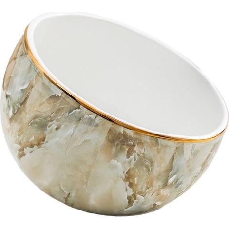 Nordic Ceramic Trash Can Small Desktop Storage Creative